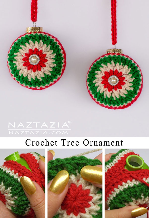How to Crochet Tree Ornament Decoration