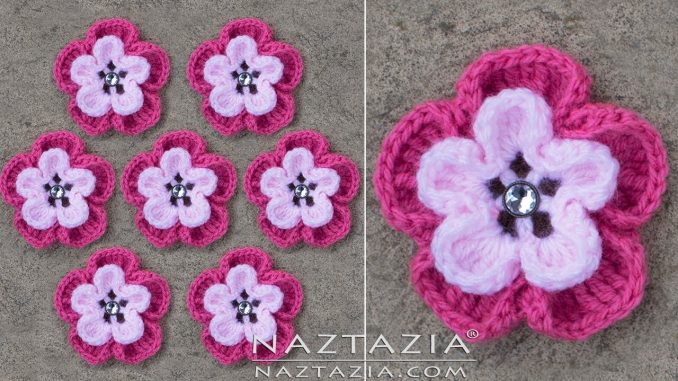 Crochet Wild Flower and Double Layer Flower