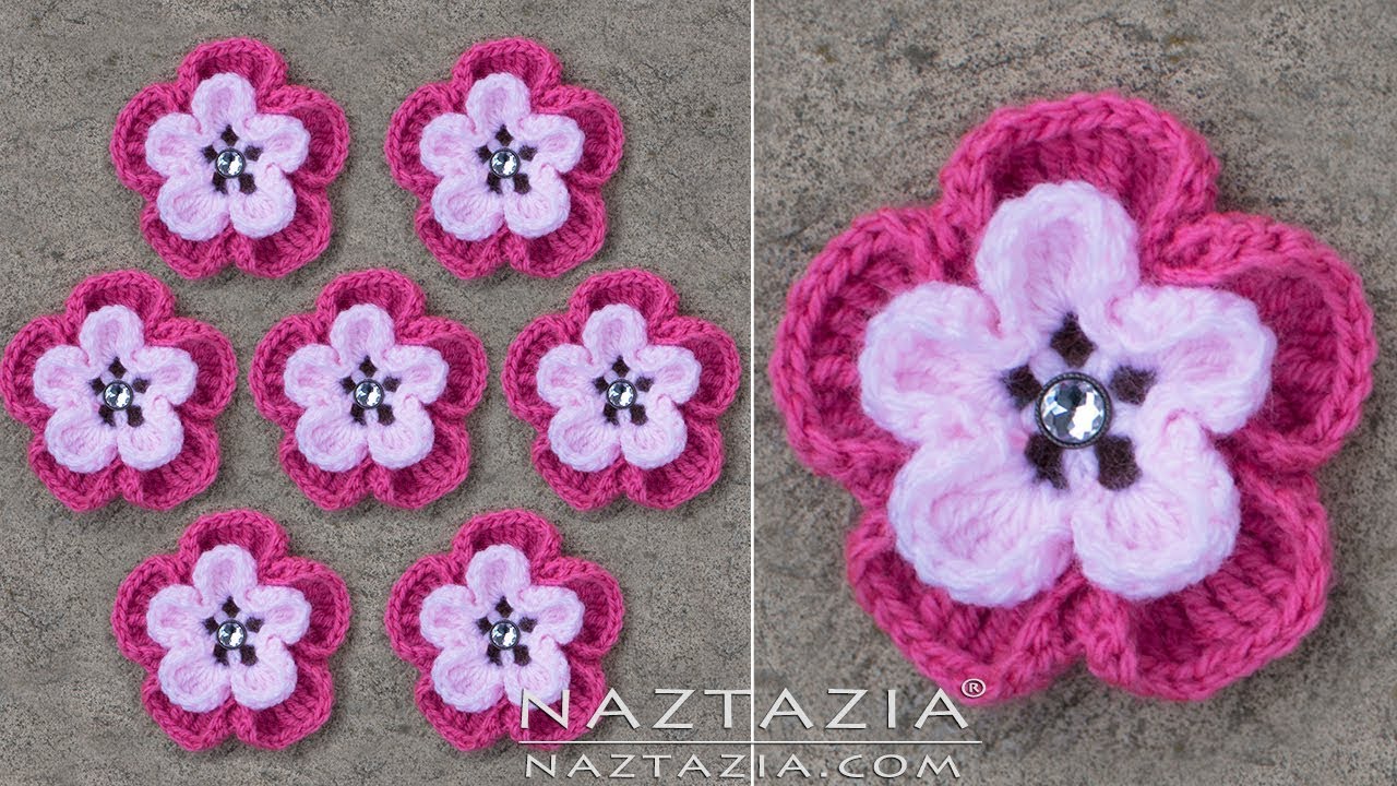 How To Crochet A Wild Flower Naztazia