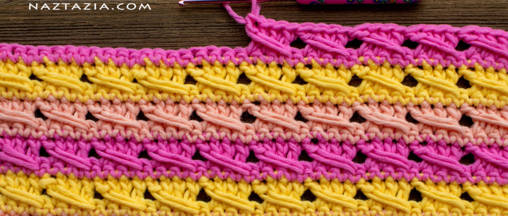 How to Crochet the Cross Over Stitch Pattern