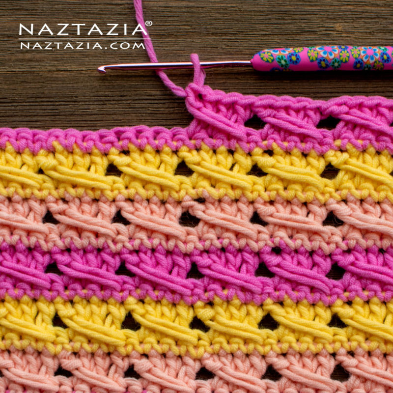 Crochet Cross Over Stitch Naztazia