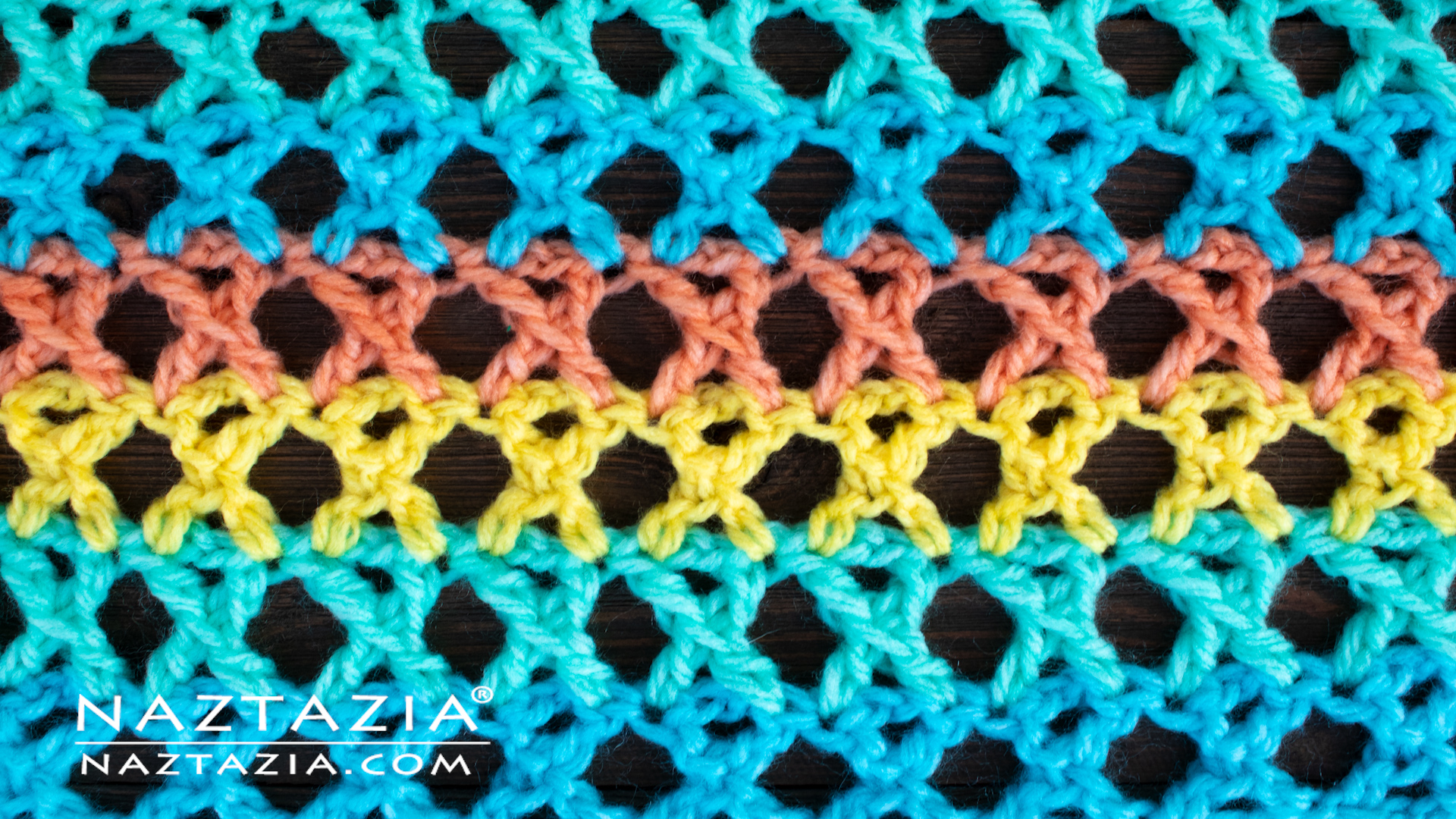 How to Crochet the Crossed Treble Stitch - Naztazia