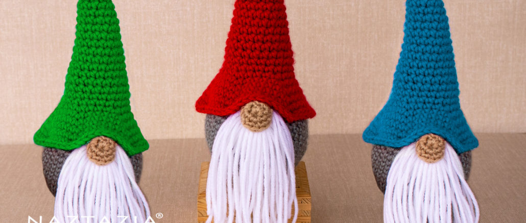 Crochet Christmas Gnome Pattern and Tutorial