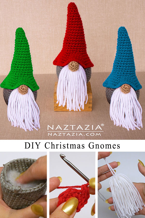 DIY Crochet Christmas Gnome Pattern and Tutorial