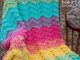 Crochet Double Sweet Ripple Blanket and Afghan