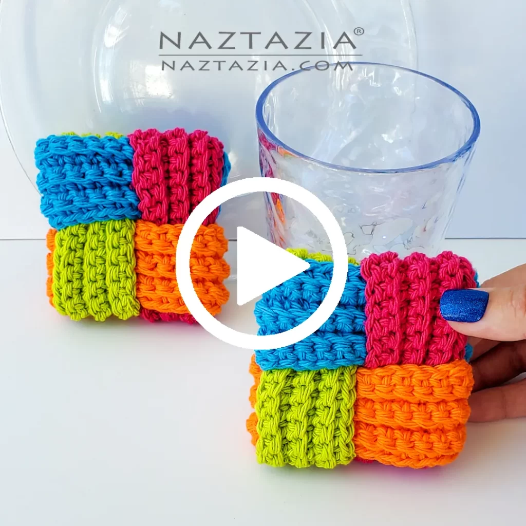 Facebook Video for Crochet Woven Dishcloth by Donna Wolfe from Naztazia