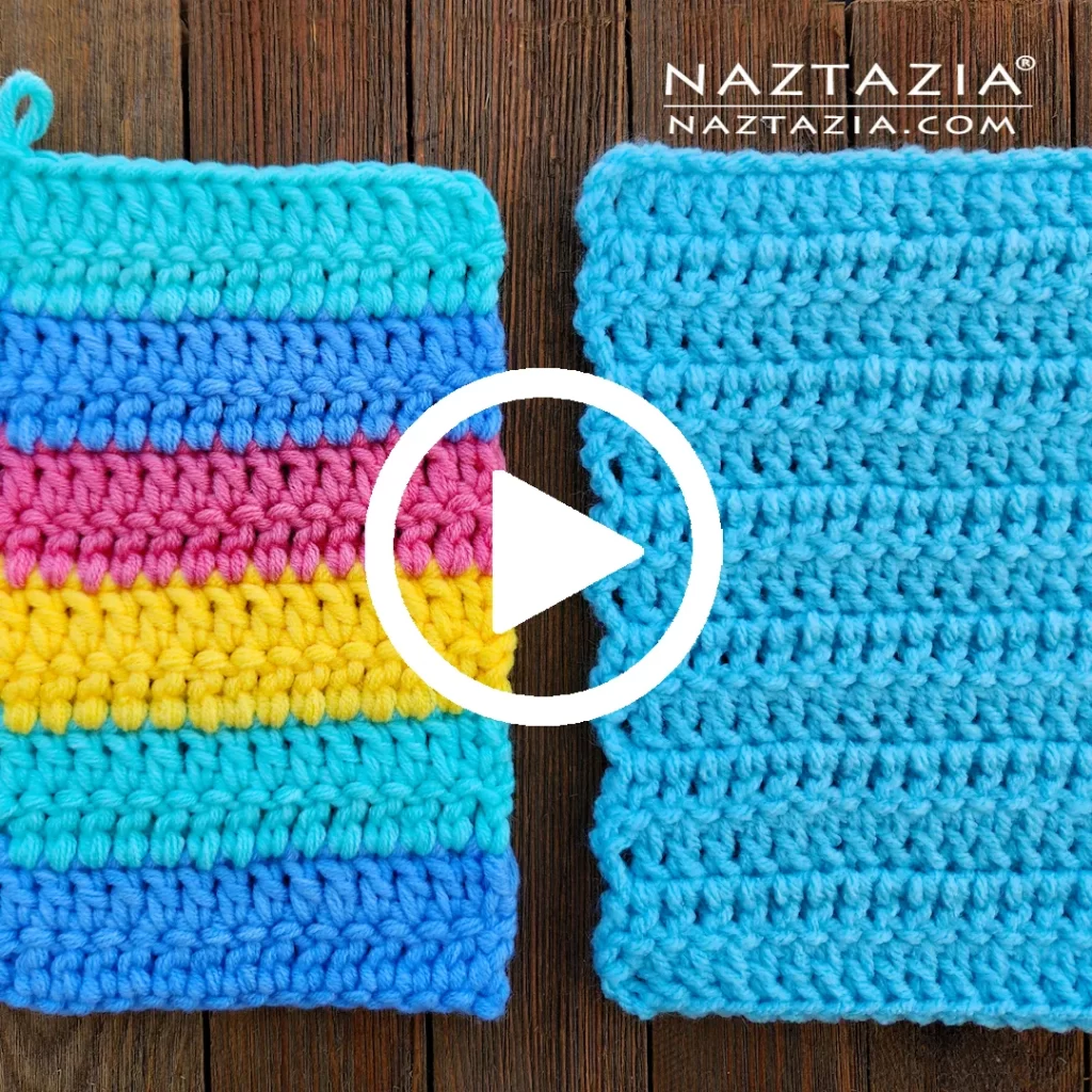 Facebook Video for Crochet Straight Edges Written Pattern and Video Tutorial by Donna Wolfe from Naztazia