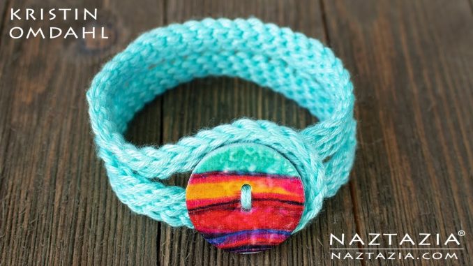 Crochet Bracelet from the new book by Kristin Omdahl called 80 Handmade Gifts