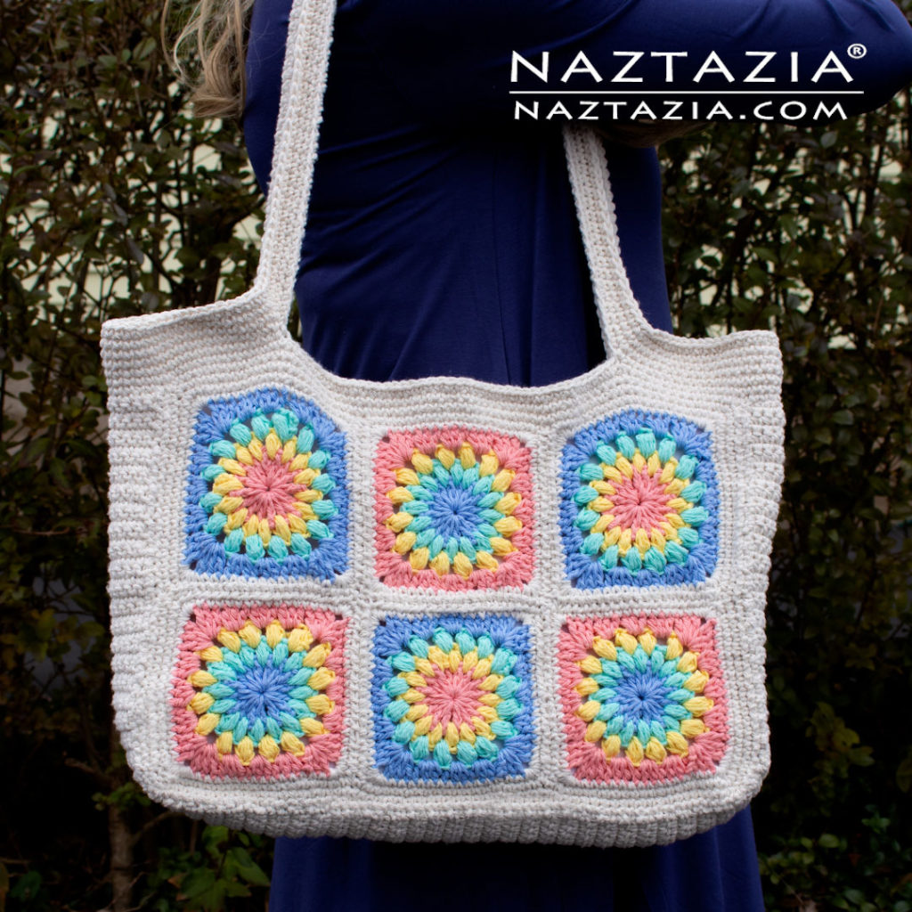 Crochet Granny Square Bag - Naztazia