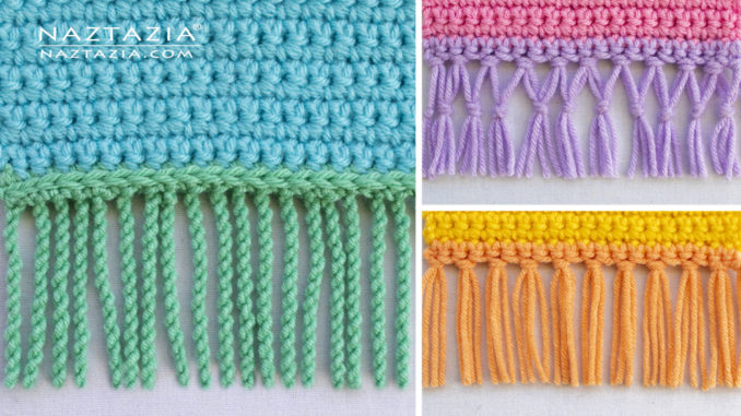 How to Make and Add Fringe to a Blanket Scarf and Shawl
