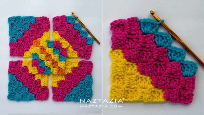 Crochet Corner to Corner Stitch Pattern Tutorial