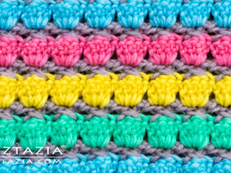 How to Crochet Cabbage Patch Stitch Pattern