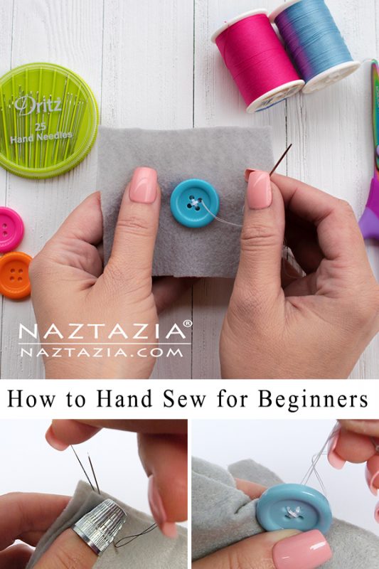 How to Sew by Hand for Beginners - Naztazia