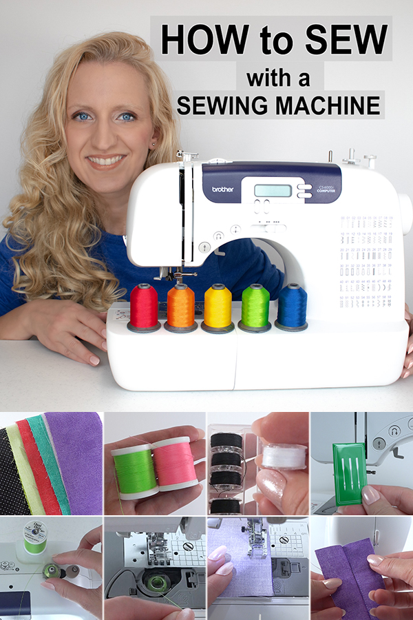 How to Use a Sewing Machine and Learn to Sew for Beginners
