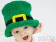 Crochet Irish Top Hat for Babies and St Patricks Day Baby Hat