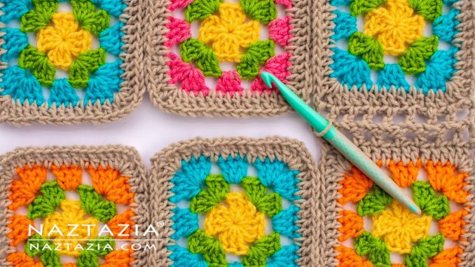 How to Join Granny Squares - 5 Different Ways to Sew or Connect Crochet Together