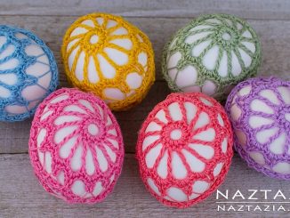 Crochet Lace Covered Egg for Spring and Easter Eggs