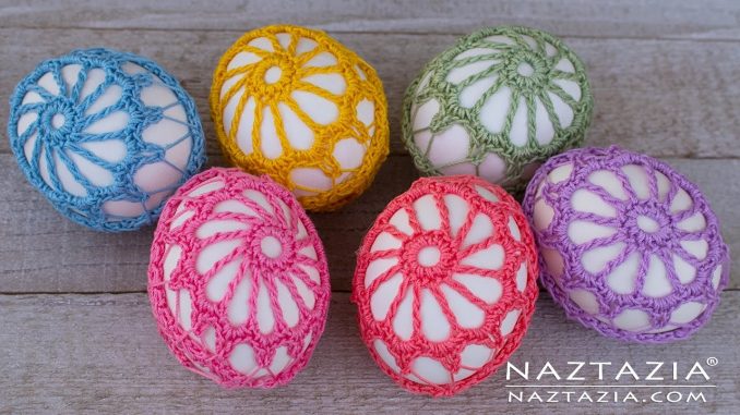 Crochet Lace Covered Eggs - Naztazia ®