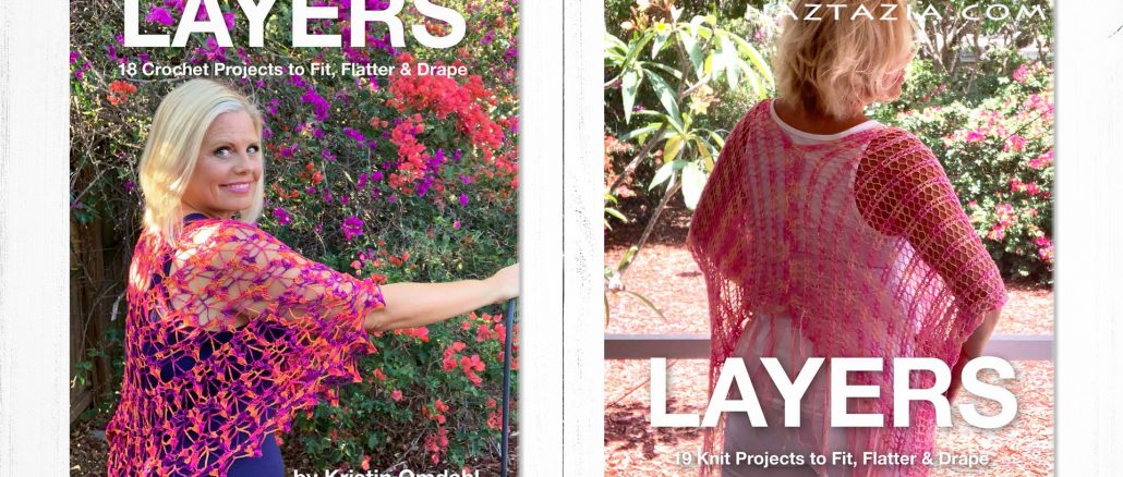 Layers Crochet and Layers Knit books by Kristin Omdahl