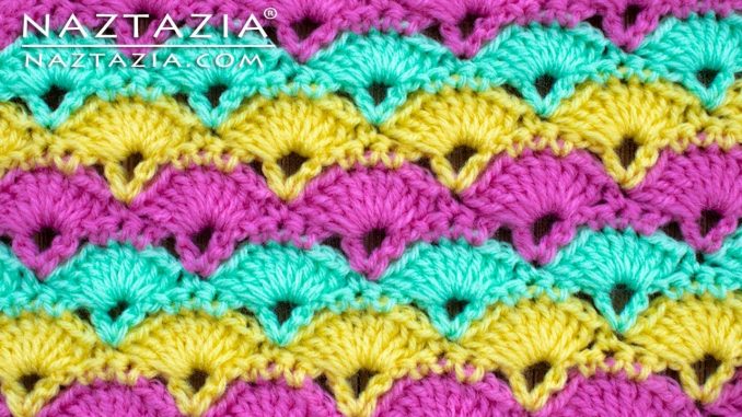 Crochet Offset Shell Stitch from Stitchorama Collection