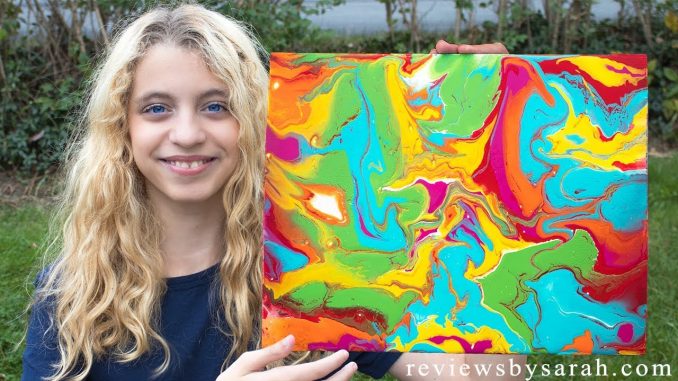Paint Pouring on Canvas and Painting by Reviews by Sarah