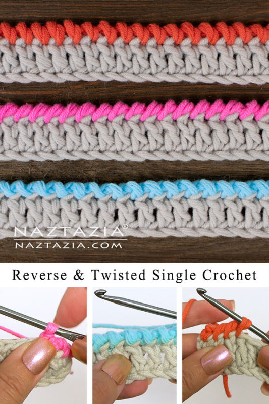 Reverse Single Crochet Edging and More Naztazia