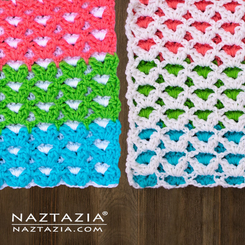 Reversible Crochet Stitch Naztazia