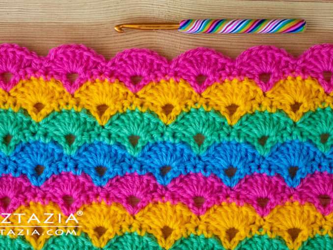 Tunisian Crochet No Curl Full Stitch Naztazia