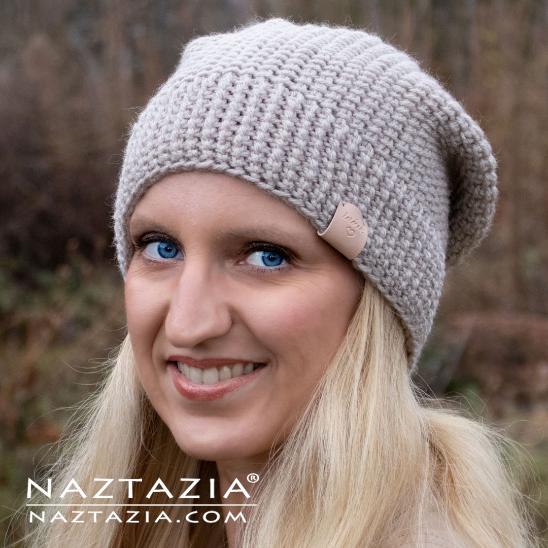 Crochet Slouchy Hat Naztazia 8701