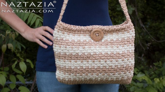 Drawstring Crochet Bag Pattern - Star Stitch - Melanie Ham