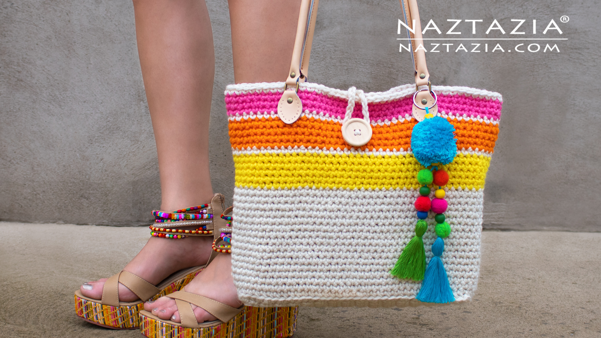 Download How to Crochet a Sweet Simple Tote Bag - Naztazia