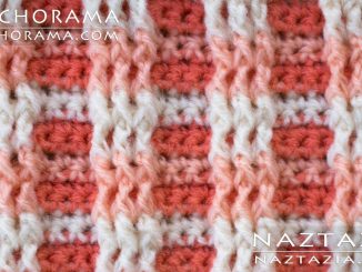 Crochet Plaid Post Stitch from Stitchorama Collection