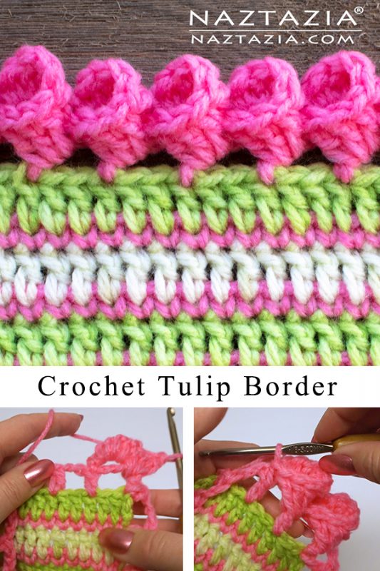 Crochet Tulip Border - Naztazia