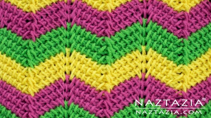Crochet Tunisian Ripple Stitch from Stitchorama Collection