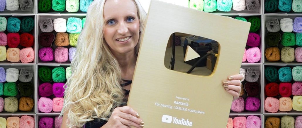 YouTube Gold Play Button Creator Awards - Unboxing Video by Naztazia