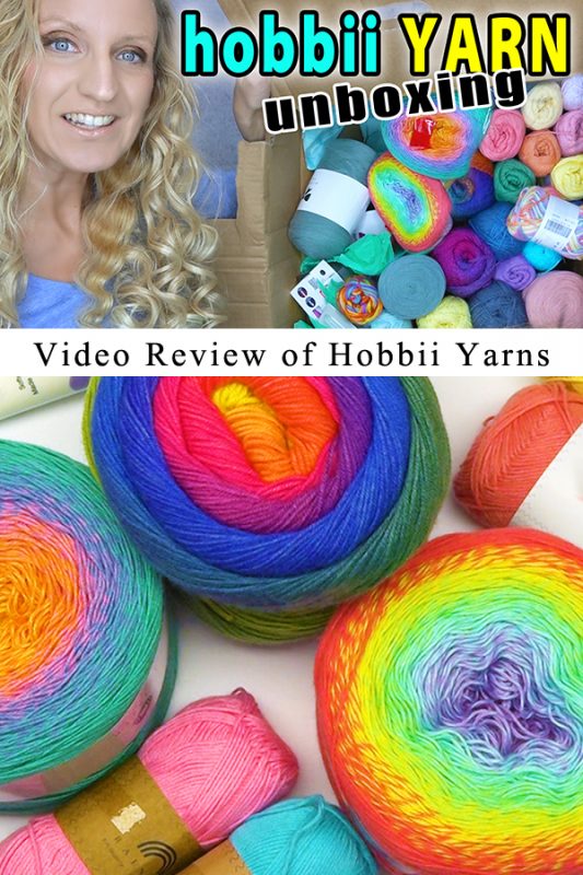 Unboxing Hobbii Yarn Naztazia