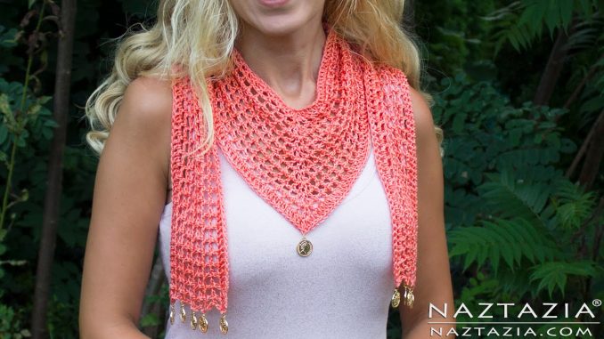 Crochet V Scarf