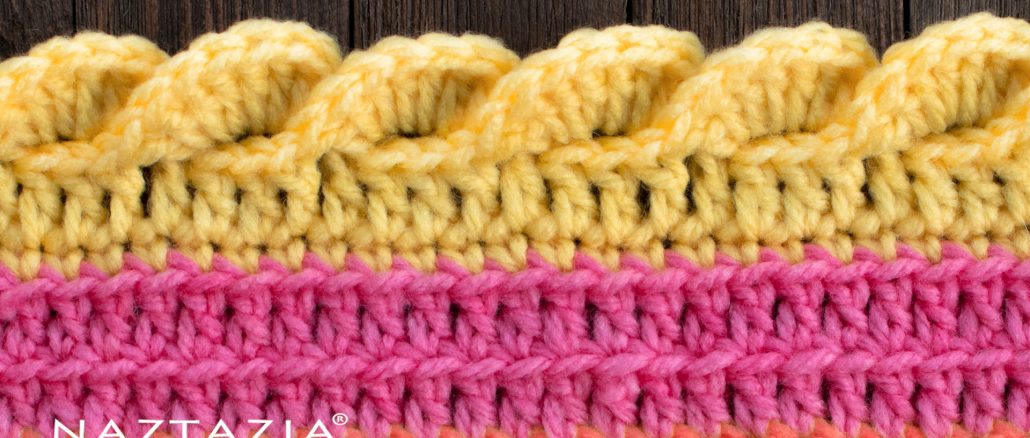 Crochet Wavy Shell Stitch Border Edging