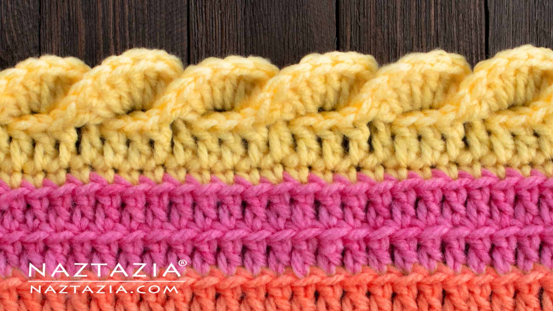 Wavy Shell Stitch Border Edging Naztazia