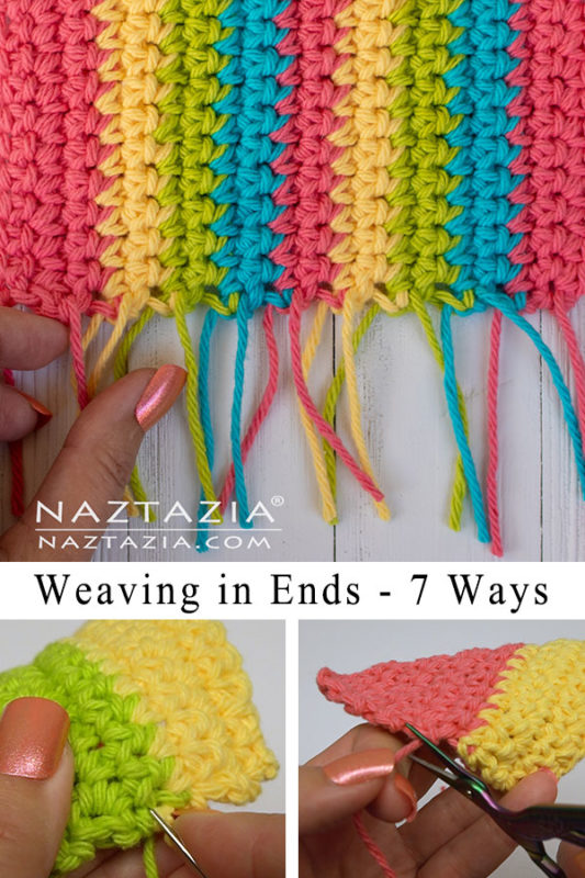 How to Weave in Ends for Crochet Naztazia