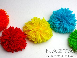 Yarn Pom Poms Made Several Ways With and Without a Pompom Maker