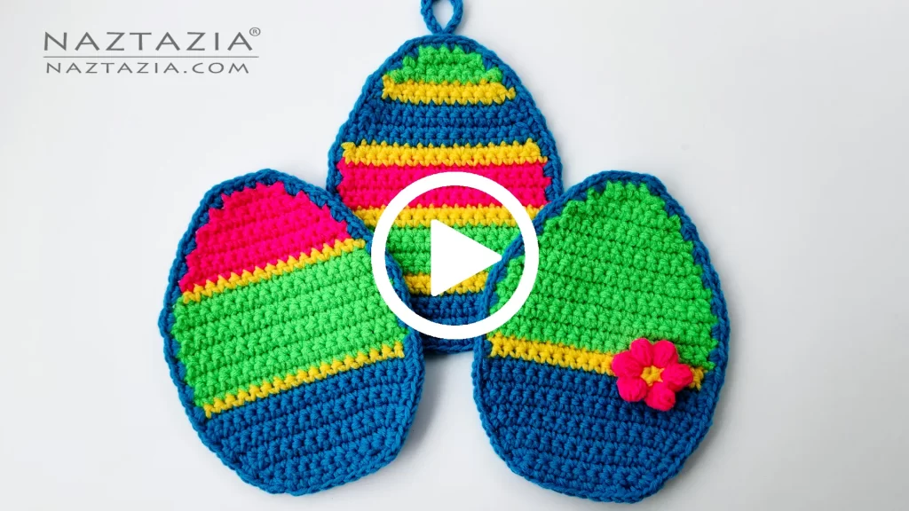 YouTube Video for Crochet Striped Eggs